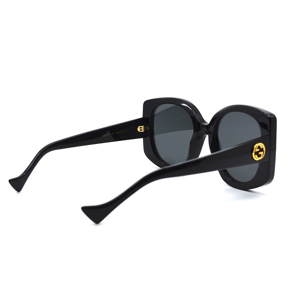 NEW GUCCI GG1257S 001 BLACK GREY AUTHENTIC SUNGLASSES - Picture 8 of 16